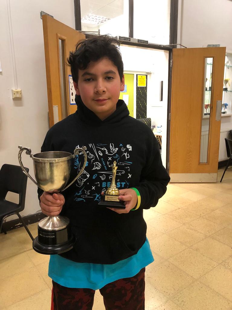 Sebastian wins U12 and Foster Yeow cup WVNY 2022 2